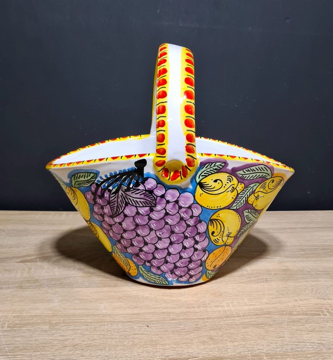 koszyk 35cm z motywem cytryn ceramiczny doniczka 4.jpg