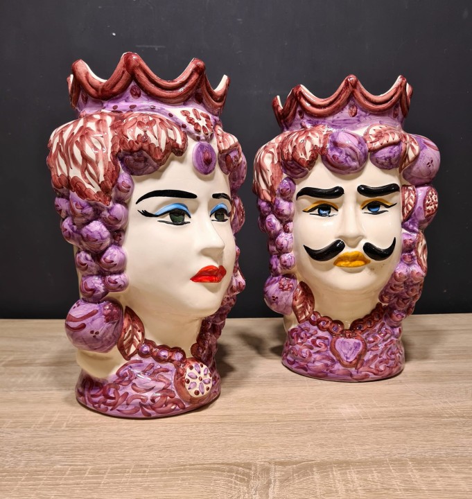 glowa maura teste di moro 32cm zenska meska fioletowa komplet 4.jpg