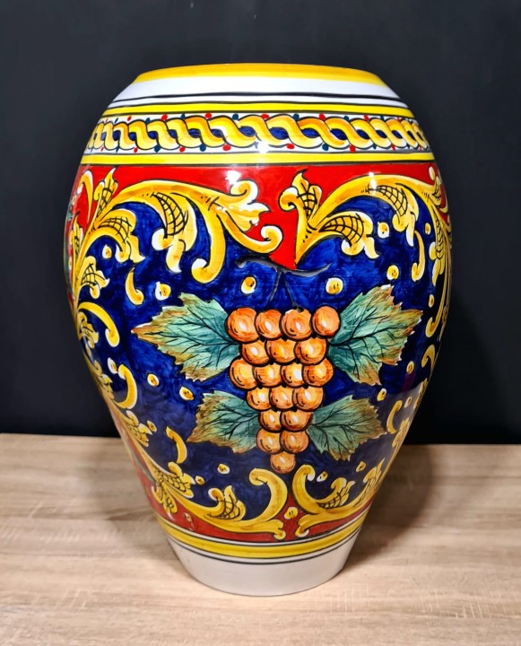 piekna donica xxl 50cm wysokosci motyw owocow sycylijskich 2.jpg