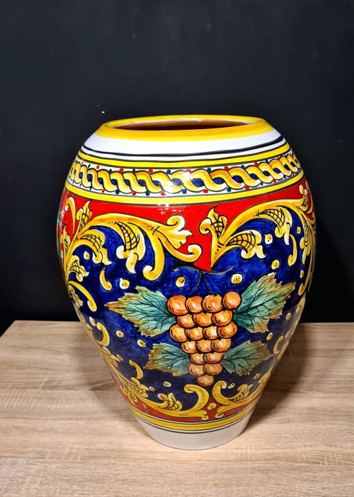 piekna donica xxl 50cm wysokosci motyw owocow sycylijskich 3.jpg