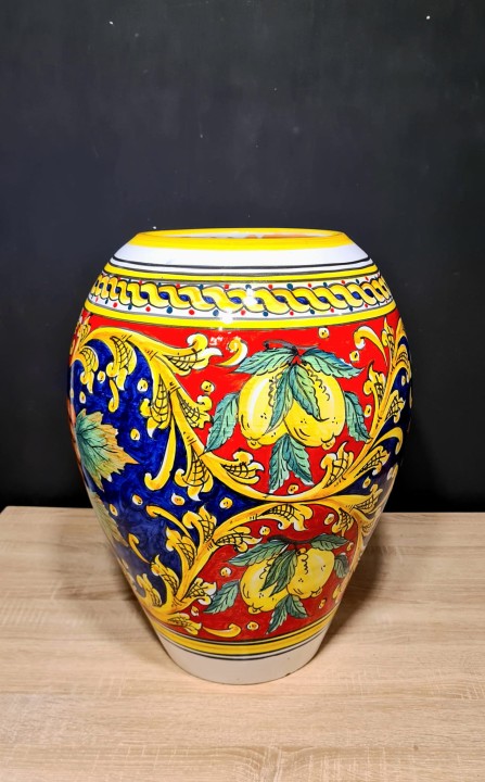 piekna donica xxl 50cm wysokosci motyw owocow sycylijskich 4.jpg