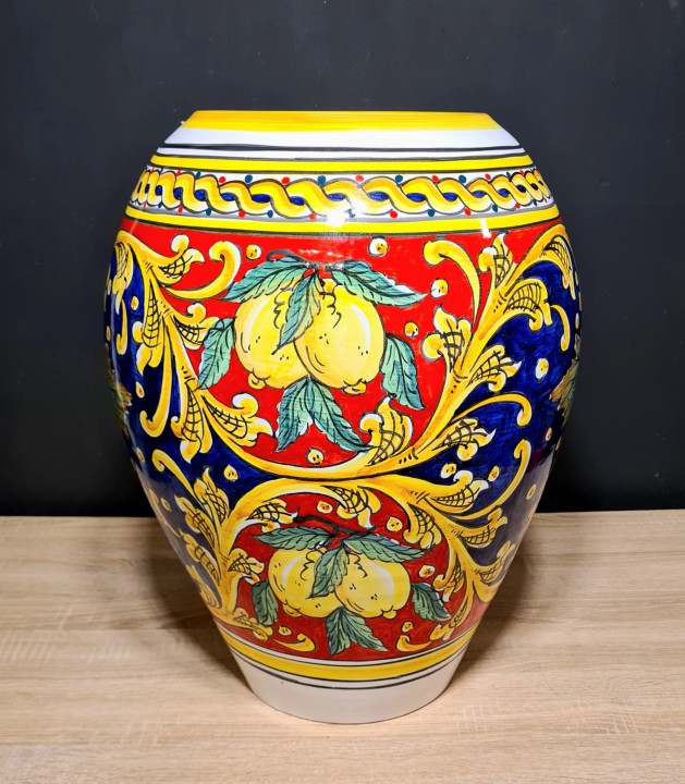 piekna donica xxl 50cm wysokosci motyw owocow sycylijskich 8.jpg