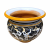 donica ceramiczna 25cm wysokosci czarno-zółta wzorzysta tlo.png