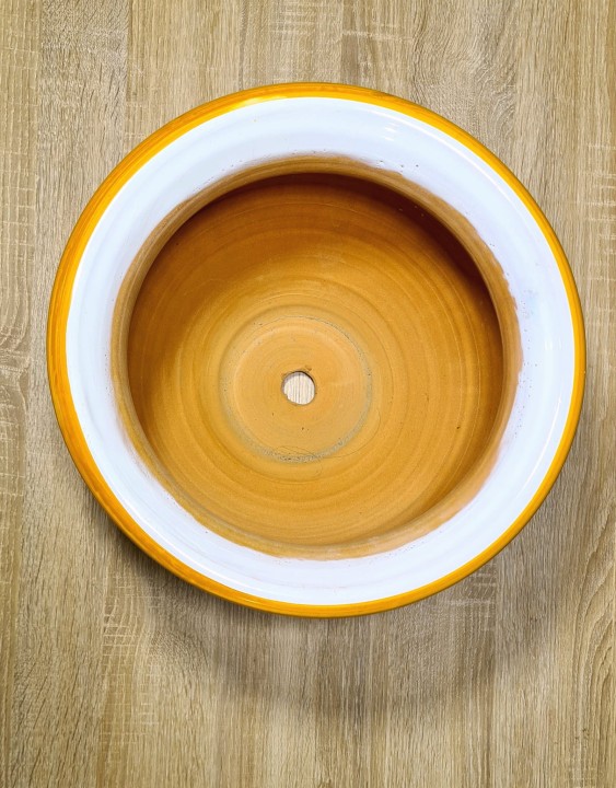 donica ceramiczna 25cm wysokosci czarno-zółta wzorzysta 4.jpg