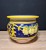 donica ceramiczna recznie malowana 23cm wysokosci, cytryny na granatowym tle z wzorami 2.jpg