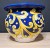 donica ceramiczna recznie malowana 25cm wysokosci. wzory granatowo zlote 2.jpg