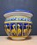 donica ceramiczna recznie malowana 25cm wysokosci. wzory na granatowym tle 3.jpg