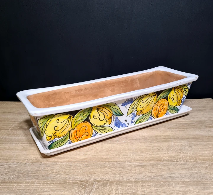 doniczka ceramiczna parapetowa sycylijska 60cm z motywem cytryn 3.jpg