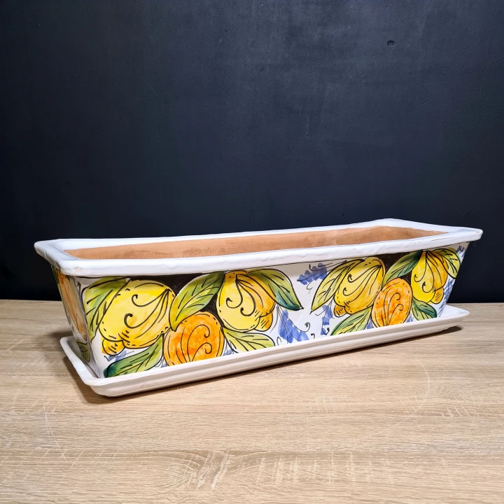 doniczka ceramiczna parapetowa sycylijska 60cm z motywem cytryn 4.jpg