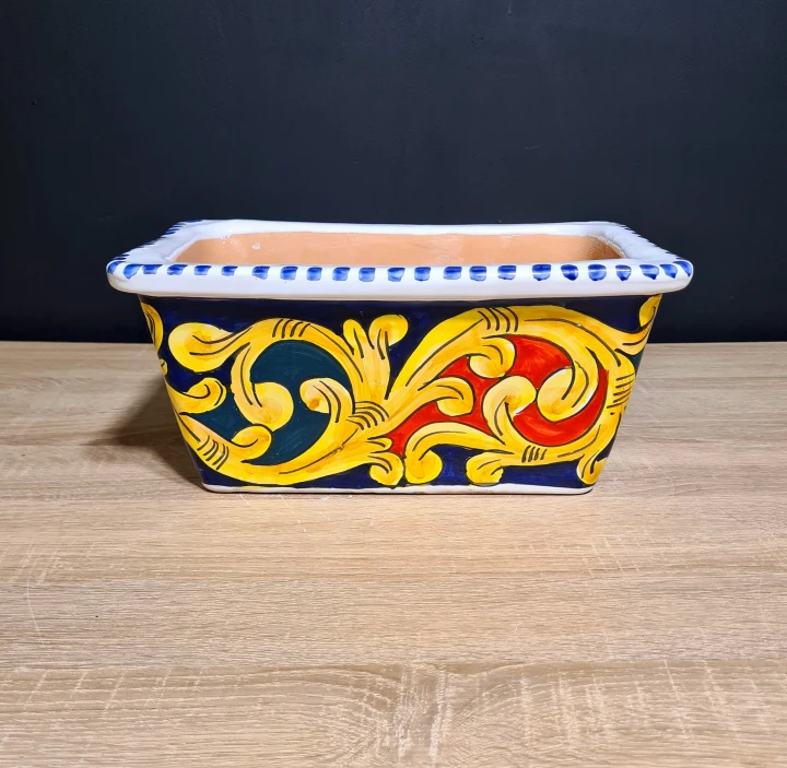 doniczka parapetowa ceramika sycylijska 30cm malowane recznie wzory.jpg