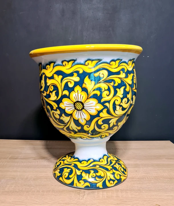 duza donica ceramiczna w sycylijskie wzory 40cm recznie malowana 3.jpg