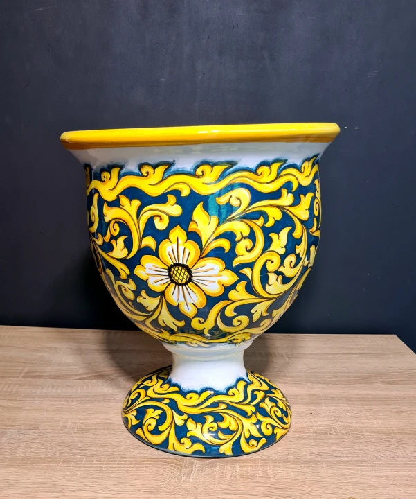 duza donica ceramiczna w sycylijskie wzory 40cm recznie malowana 4.jpg