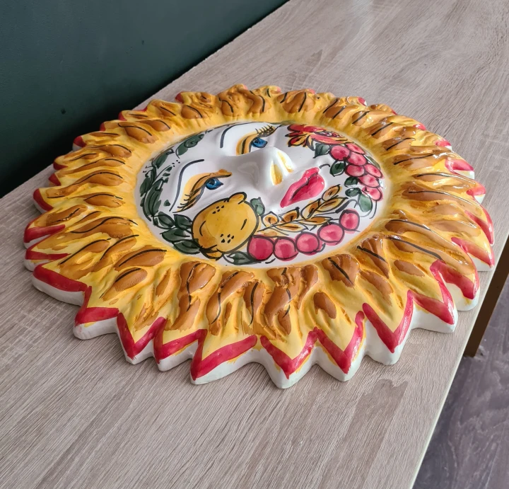 dekoracja wiszaca ceramiczna sycylijskie slonce z granatem 2.jpg