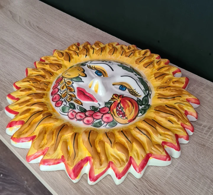 dekoracja wiszaca ceramiczna sycylijskie slonce z granatem 3.jpg