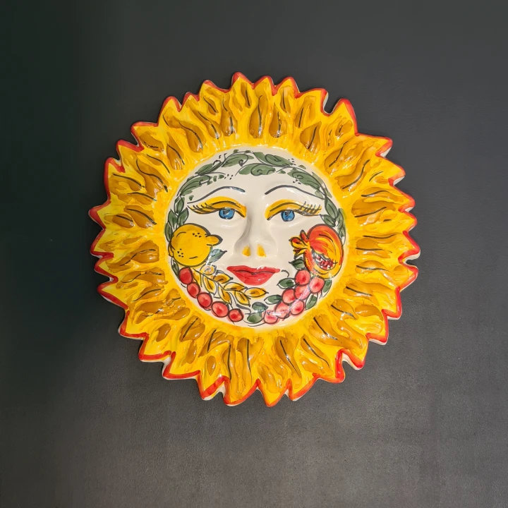 dekoracja wiszaca ceramiczna sycylijskie slonce z granatem 4.jpg