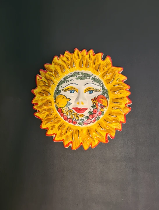 dekoracja wiszaca ceramiczna sycylijskie slonce z granatem 5.jpg