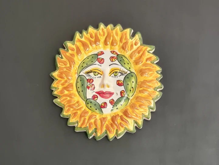 dekoracja wiszaca ceramiczna sycylijskie slonce z opuncja 8.jpg