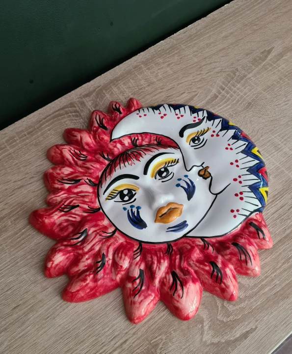 dekoracja wiszaca ceramiczna sycylijskie slonce z ksiezycem 2.jpg