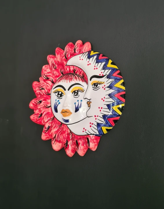 dekoracja wiszaca ceramiczna sycylijskie slonce z ksiezycem 6.jpg