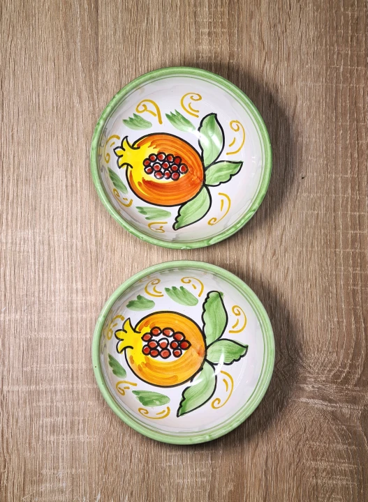 miseczka salaterka ceramiczna zielona z granatem.jpg