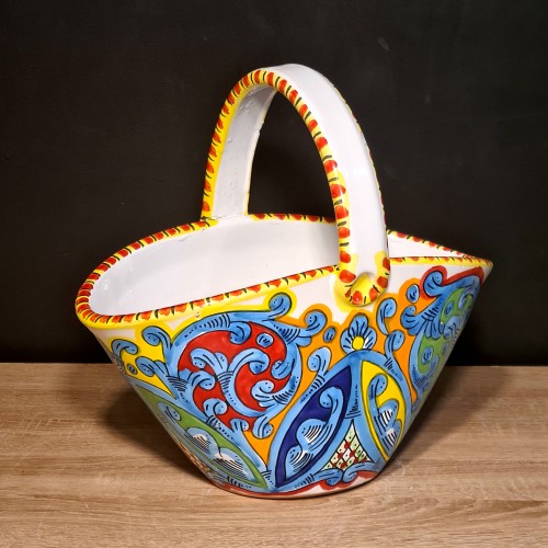 ceramiczny-koszyk-doniczka-recznie-malowany-barwny-sycylijski-wzor.jpg