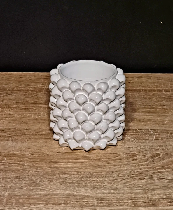 ceramiczna-biala-doniczka-flakon-szyszka-pinia-13cm-cylindryczna-2.jpg