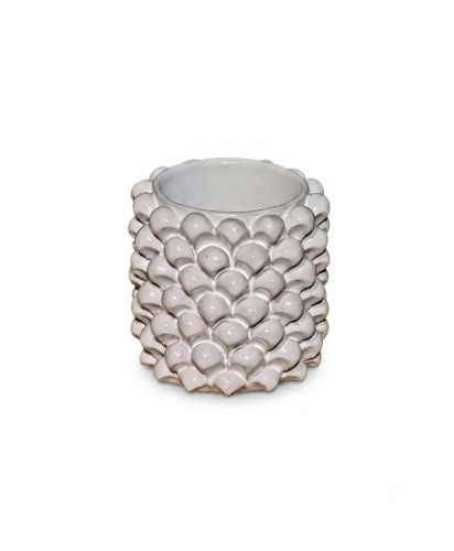 ceramiczna-biala-doniczka-flakon-szyszka-pinia-13cm-cylindryczna-tlo.png
