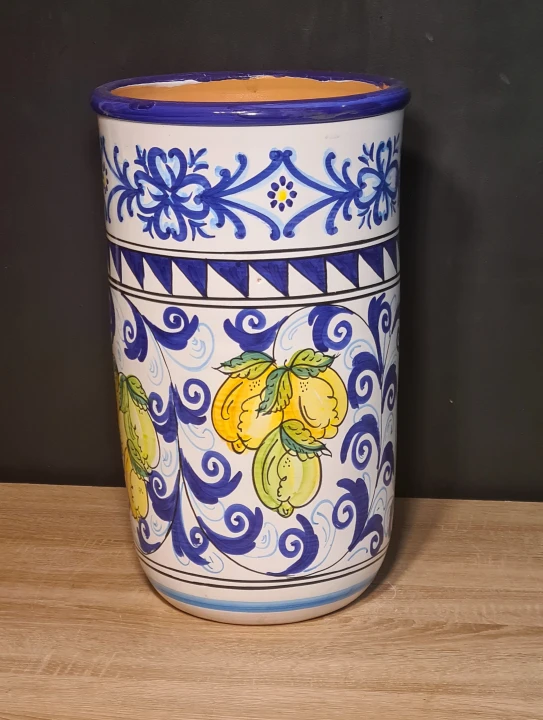 ceramiczna-doniczka-wysoka-cylindryczna-recznie-malowana-niebieska-50cm-z-cytrynami-unikat.jpg