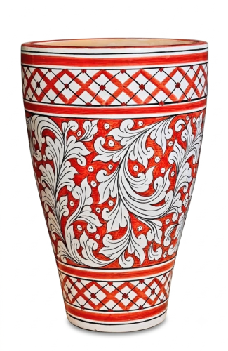 donica_ceramiczna_60_cm_wysokosci_czerwono_biala_wzory_sycylijskie_tlo.png