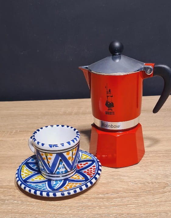 filizanka espresso tunezyjskie wzory kolorowa kawiarka1.jpg