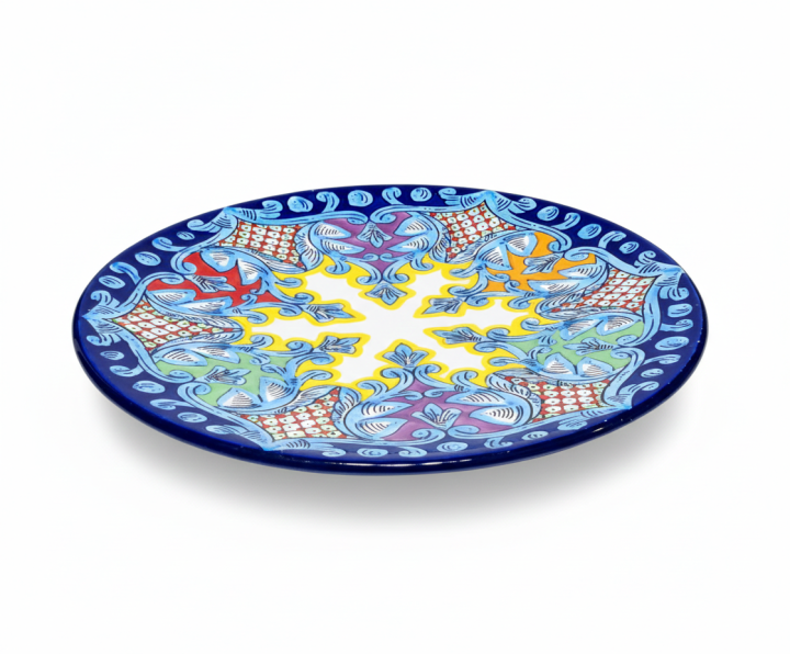 Recznie malowany talerz XXL 44cm unikatowy prezent tlo 18.png